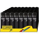 Clipper Lighter Jetflame - 4-Pack - Black - Windproof Lighter