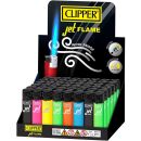 Clipper Feuerzeug Jetflame - 4er Pack - Bunt -...
