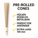 Joint Hülsen XL 140 mm - 5 Stk. - Vorgedrehte Filterhülsen