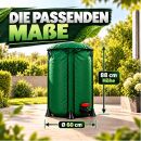 VDL Wassertank 250 Liter faltbar – Regentonne mit Hahn