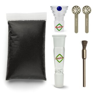 Bong Glas Aktivkohlefilter Adapter 18,8 mm Schliff – 5-teiliges Set – Für Wasserpfeifen