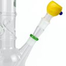 Bong Glas Kopf Heavy Gelb 18,8 mm Schliff 3-teiliges Set
