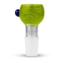 Heavy Green Glass Bong Bowl 18.8 mm Joint 3-Piece Set