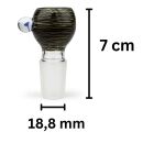 Bong Glas Kopf Heavy Mixed Color 18,8 mm Schliff 4-teiliges Set