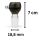 Bong Glas Kopf Heavy Mixed Color 18,8 mm Schliff 4-teiliges Set