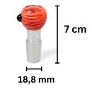 Heavy Pink Glass Bong Bowl 18.8 mm Joint 4-Piece Set