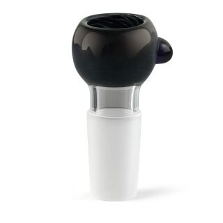 Heavy Black Glass Bowl 18.8 mm Joint