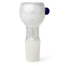 Heavy White Glass Bong Bowl 18.8 mm Joint 4-Piece Set