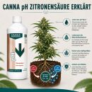 Canna pH- Minus Zitronensäure 1 Liter – pH-Senker Zitronensäure