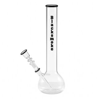 Glass Bong 14.5 mm Joint 38 cm in Black