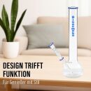 Glass Bong 14.5 mm Joint 38 cm in Blue
