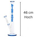 Glas Bong 18,8 mm Schliff - 46 cm in Blau