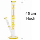 Glas Bong 18,8 mm Schliff - 46 cm in Gelb