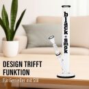 Glass Bong 18.8 mm Joint 46 cm in Black