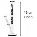 Glass Bong 18.8 mm Joint 46 cm in Black