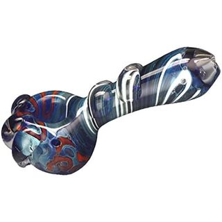 Glass pipe 13,5 cm Bubbels