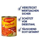 Ravioli Dosensafe – Geheimfach Dose mit Beutel