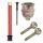 Metallchillum 10 cm 4-teiliges Set