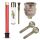 Metal Chillum 10 cm 5-Piece Set