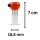 Bong Glas Kopf Heavy Rot 18,8 mm Schliff 4-teiliges Set