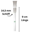Glas Chillum 14,5 mm Schliff 9 cm 3-teiliges Set