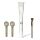 Glass Chillum 14.5 mm Joint 9 cm 3-Piece Set