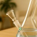 Glas Chillum Trichter 14,5 mm Schliff 10 cm 3-teiliges Set