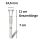 Glas Chillum Trichter 14,5 mm Schliff 7 cm 3-teiliges Set