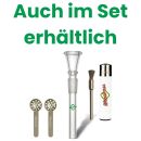 Glas Chillum Trichter 14,5 mm Schliff 9 cm 4-teiliges Set
