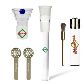 Glass Chillum 14.5 mm Joint 11 cm 5-Piece Set