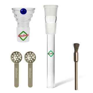 Glass Chillum 14.5 mm Joint 10 cm 4-Piece Set