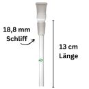 Glas Chillum 18,8 mm Schliff 13 cm 5-teiliges Set