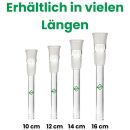Glass Chillum Diffuser 14.5 mm Joint 15 cm