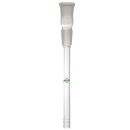 Glas Chillum Diffuser 14,5 mm Schliff 12 cm 3-teiliges Set