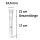 Glas Chillum Diffuser 14,5 mm Schliff 17 cm 4-teiliges Set