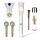 Glass Chillum Diffuser 18.8 mm Joint 14 cm 5-Piece Set