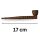 Aktivkohlefilter-Pfeife 17 cm aus Ebenholz 6-teiliges Set