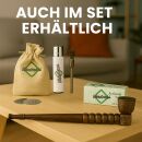 Aktivkohlefilter-Pfeife 17 cm aus Ebenholz
