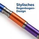 Colorful Metal Whistle 35 cm 4-Piece Set