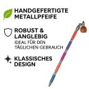 Colorful Metal Whistle 35 cm 4-Piece Set