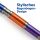 Colorful Metal Whistle 35 cm 4-Piece Set