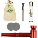 Metall-Pfeife 10 cm 5-teiliges Set