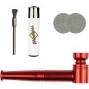 Metall-Pfeife 10 cm 4-teiliges Set