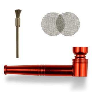 Metall-Pfeife 10 cm 3-teiliges Set
