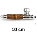 Wood-Metal Pipe 10 cm with Kawumme Effect - 5-Piece Set