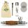 Wood-Metal Pipe 10 cm with Kawumme Effect - 5-Piece Set