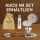 Wood-Metal Pipe 10 cm with Kawumme Effect - 3-Piece Set