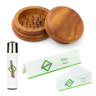 Holz Grinder 2-teilig 50 mm im 4-teiligen Set