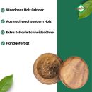 Holz Grinder 2-teilig 50 mm im 3-teiligen Set