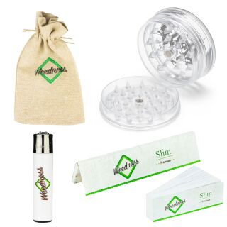 Weedness Grinder Plastik 2-teilig 50 mm 5-teiliges Set